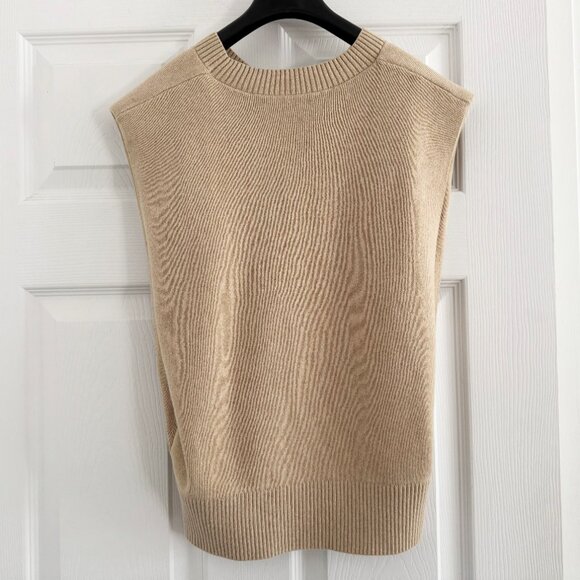Vanessa Bruno "Cassandra" Knit Top in Beige, size Small - Picture 9 of 11